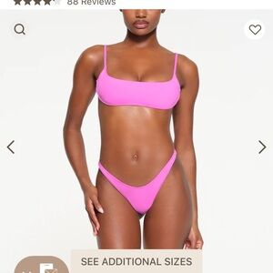 Skims micro scoop bikini top